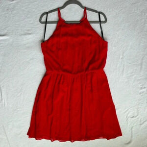 Stitch Fix Fortune & Ivy mini Dress Women’s L Red Cordova date night spicy sexy